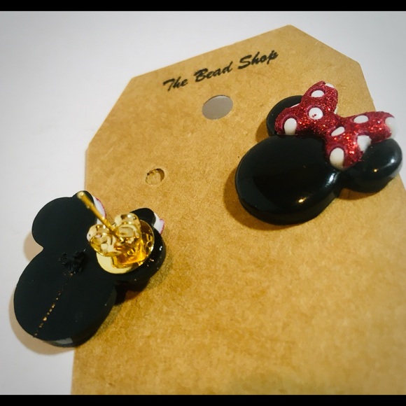 Minnie Mouse earrings - Picture 2 of 2